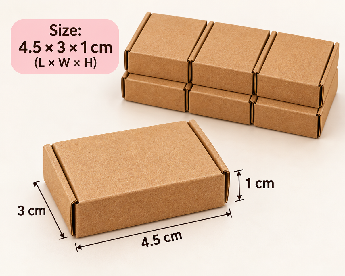 Corrugated Shipping Box - 4.5*3*1