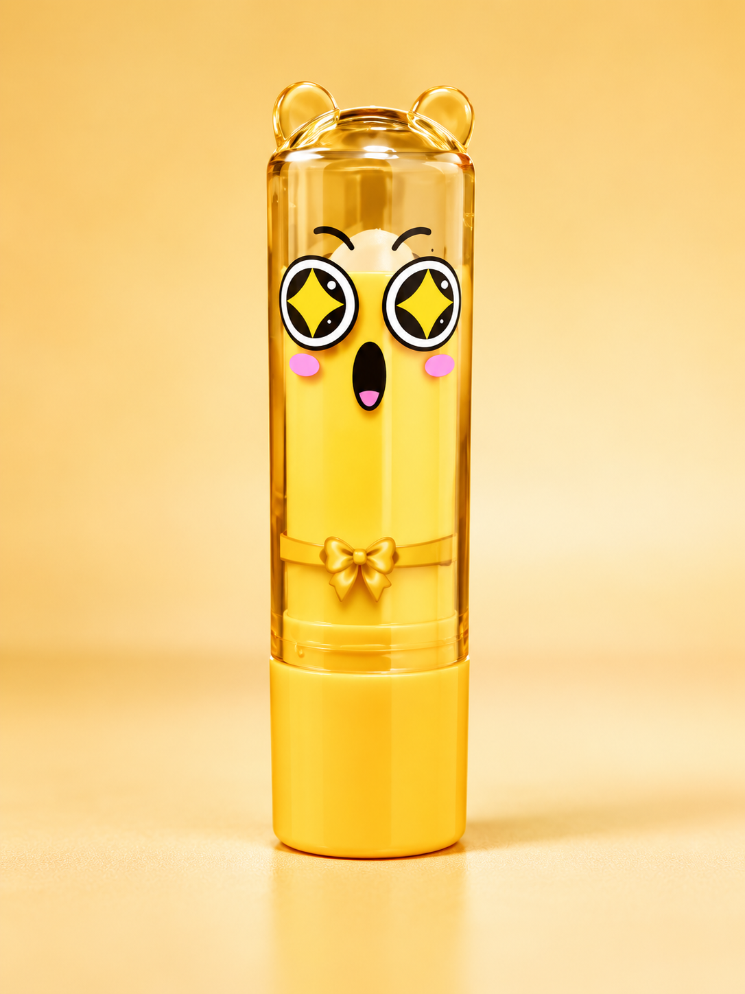 Cute Pink Cartoon Lip Balm for Soft & Smooth Lips | Adorable Bow Design Lip Care