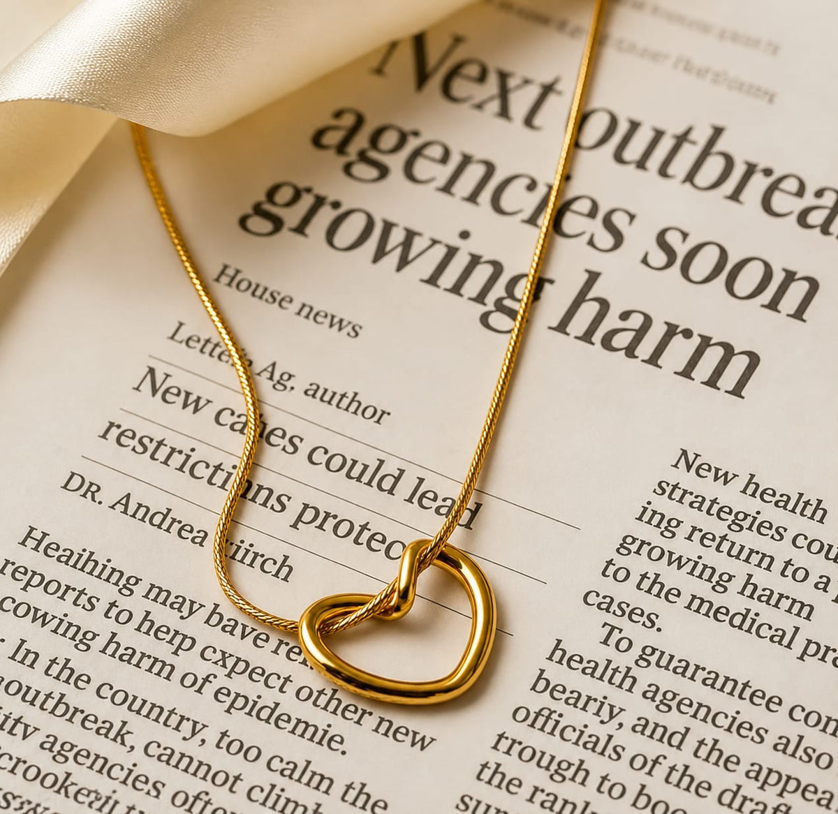 Golden Heart Pendant