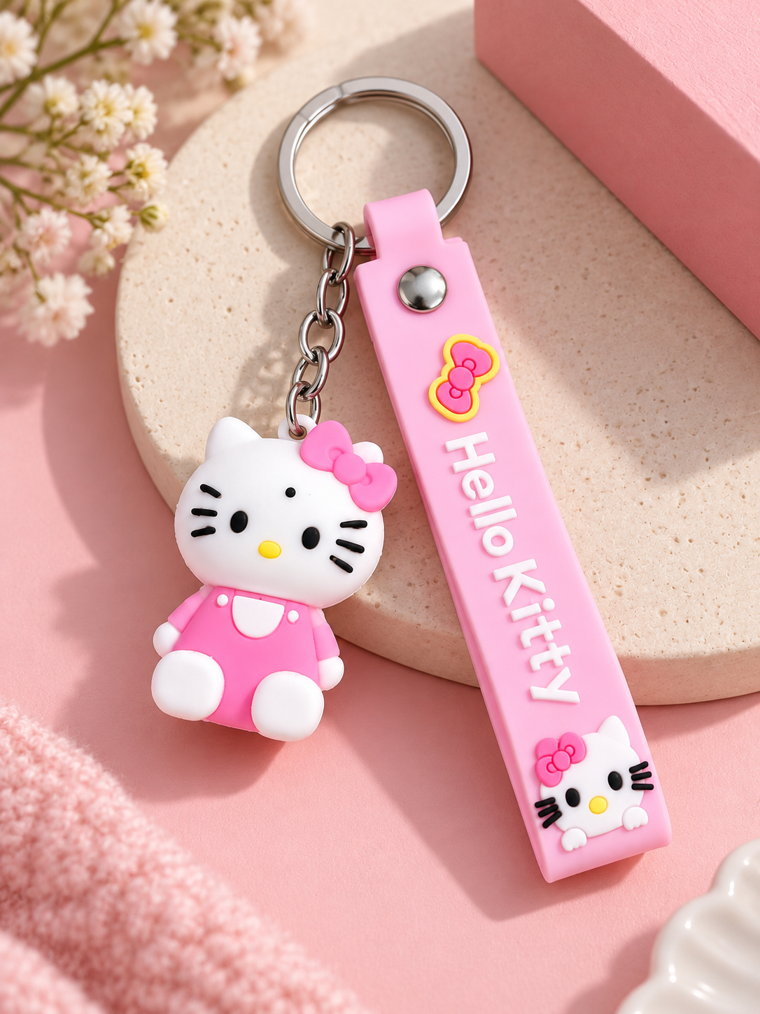 Cute Hello Kitty Keychain