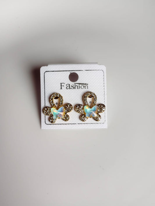 Starfish gold earrings