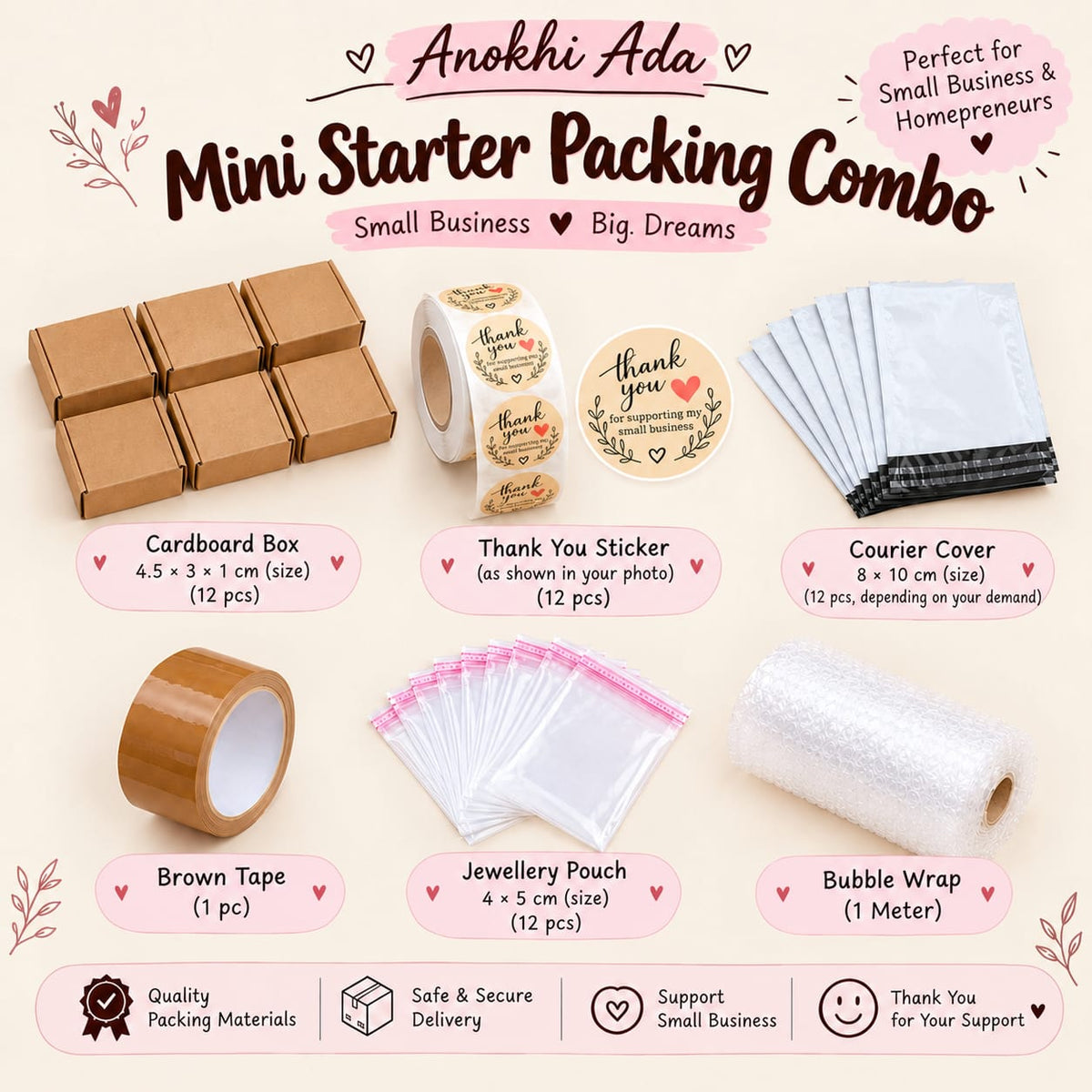 Mini Starter Packing Combo